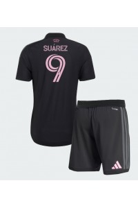Inter Miami Luis Suarez #9 Babyklær Borte Fotballdrakt til barn 2026-27 Korte ermer (+ Korte bukser)